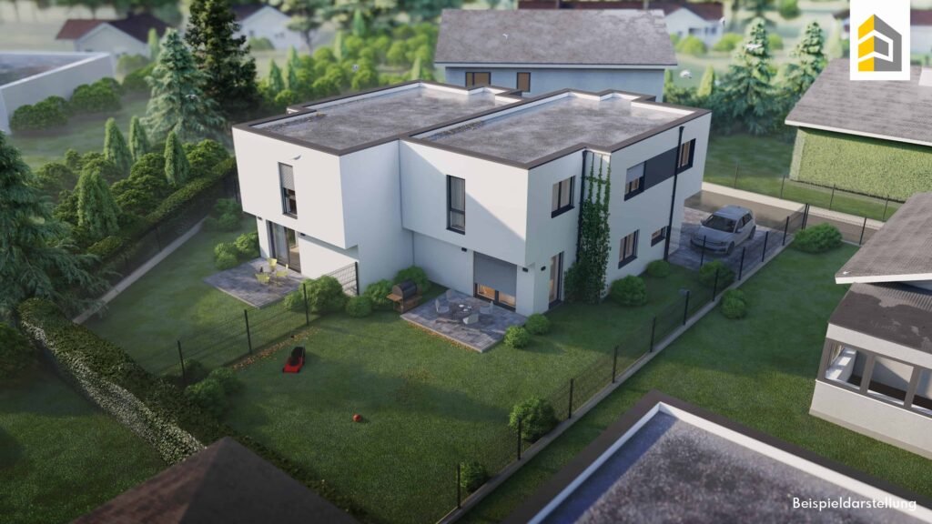 Referenz Immobilien-Visualisierung – fotorealistisches 3D-Rendering eines Wohnprojekts