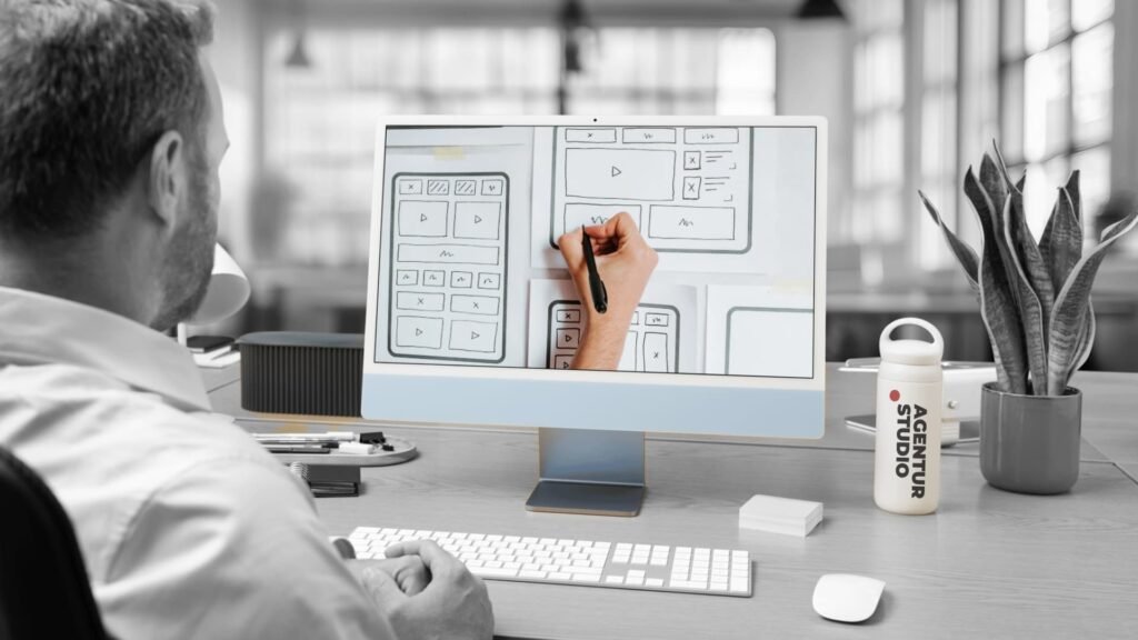 Website mit Barrierefreiheits-Symbol – digitaler Zugang für alle Nutzer