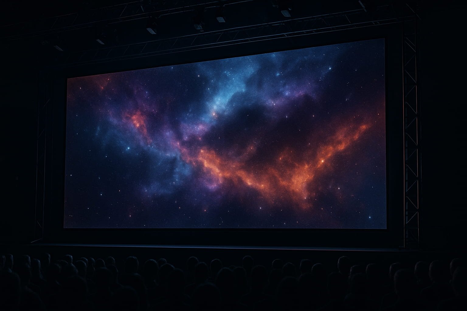 LED-Wall mit brillanter Darstellung auf Event