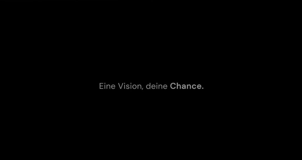 Imagefilm Frame mit Vision-Statement – starke Botschaft für Unternehmensvideos